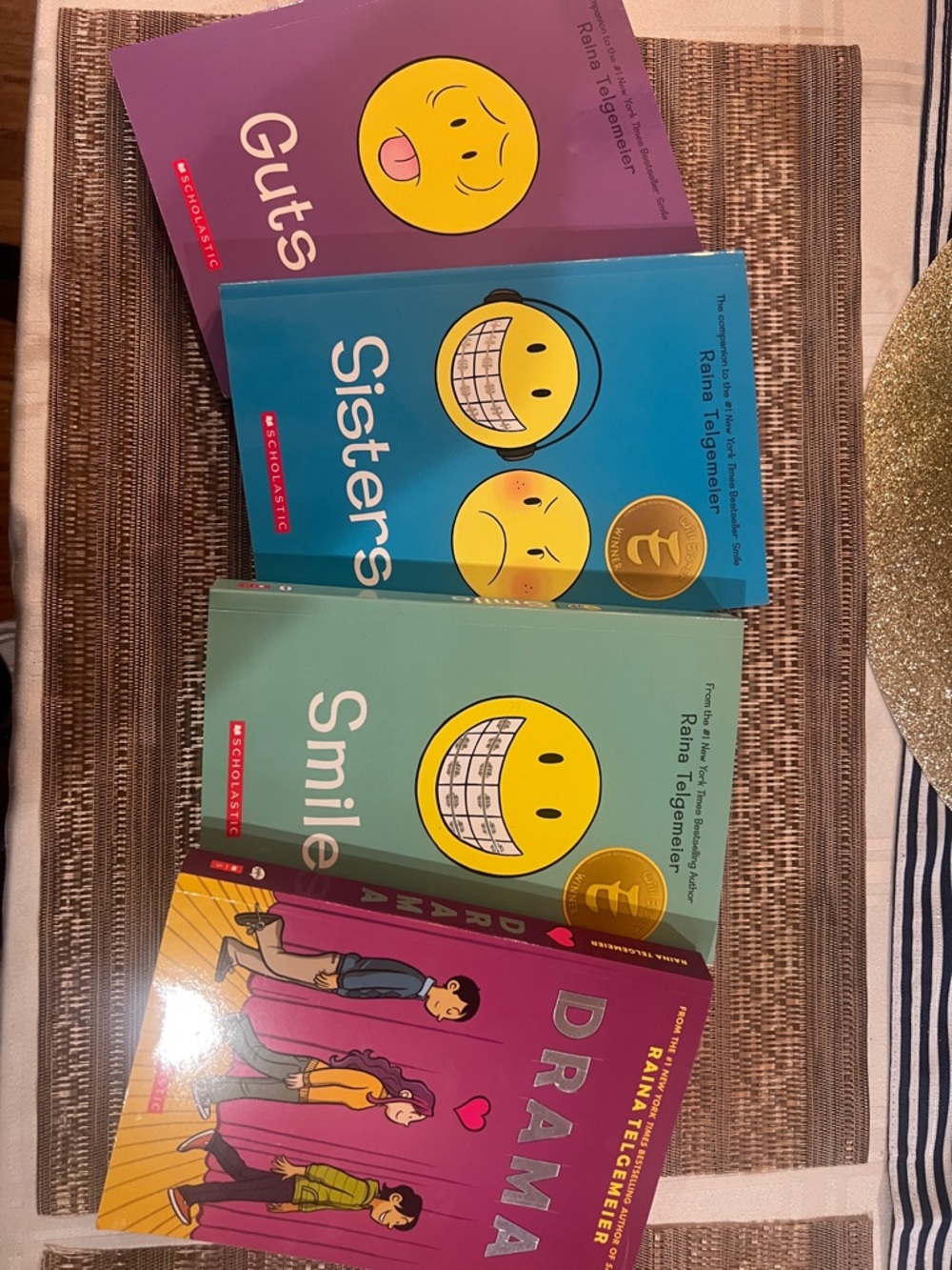 Scholastic Kids Book Set - Purple, Blue, Green, Pink Covers